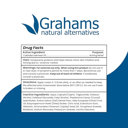 Grahams Natural hypoallergenic steroid-free label signals gentle, non-irritating protection