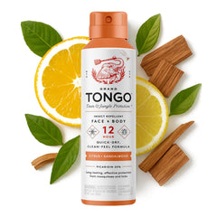 Grand Tongo DEET-Free Insect Repellent bottle front for outdoor protection