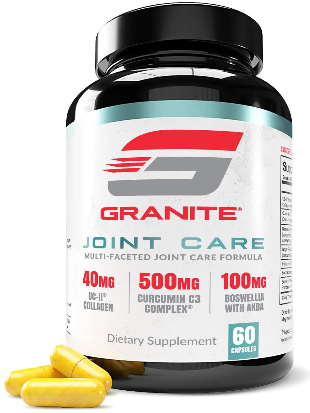Granite Joint Care bottle front label showing 60 count