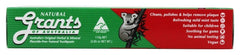 Toothpaste tube beside recyclable packaging and eco-friendly design