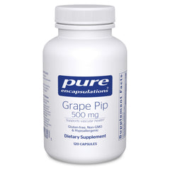 Pure Encapsulations Grape Pip 500 mg bottle with 120 capsules