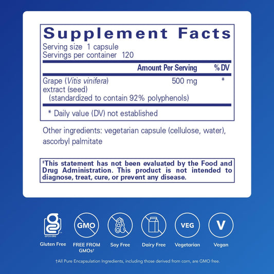 Grape Pip 500 mg capsules