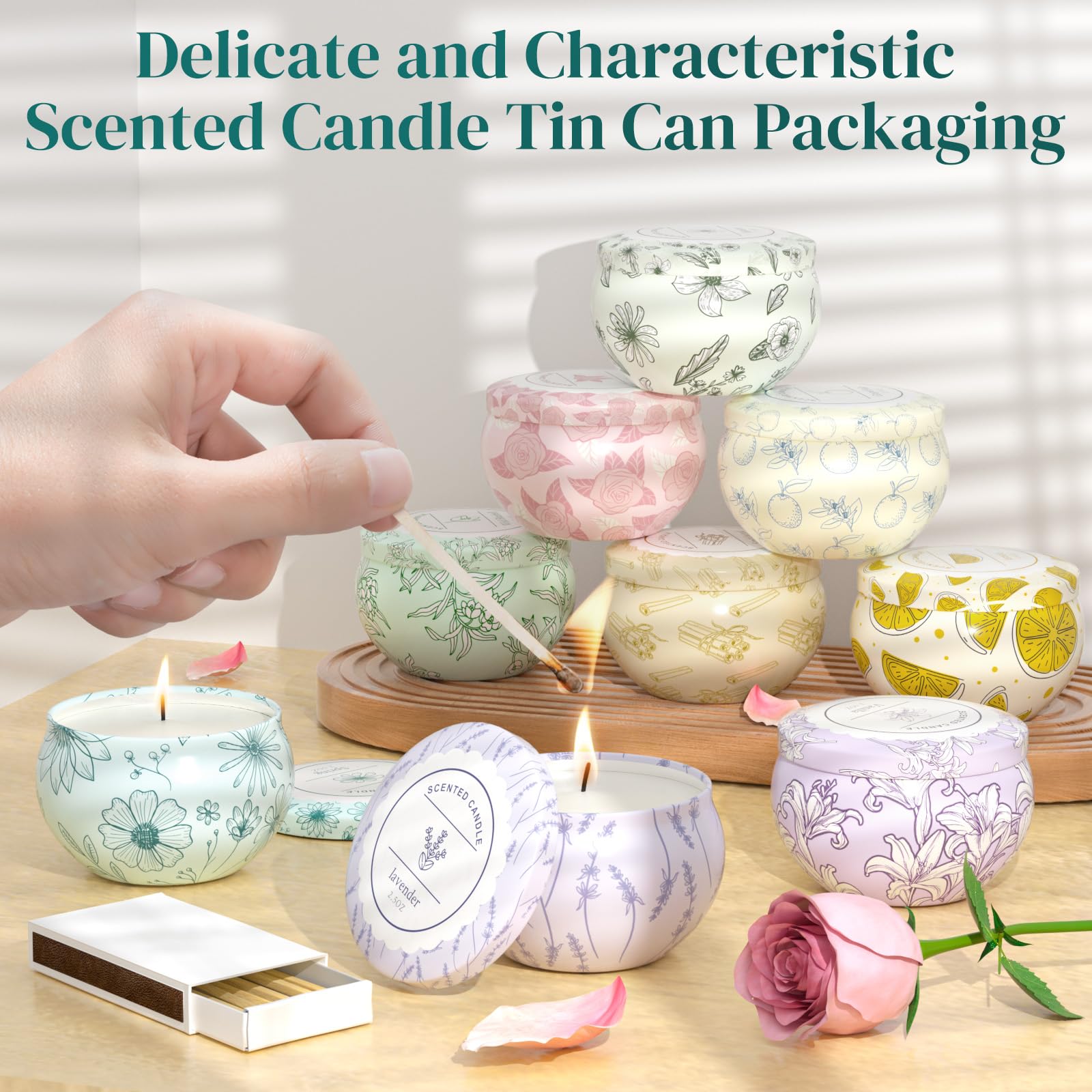 Grapefruit scented candle tin from WarmEmbrace