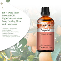 Elegant packaging of Grapefruit Essential Oil 30ml