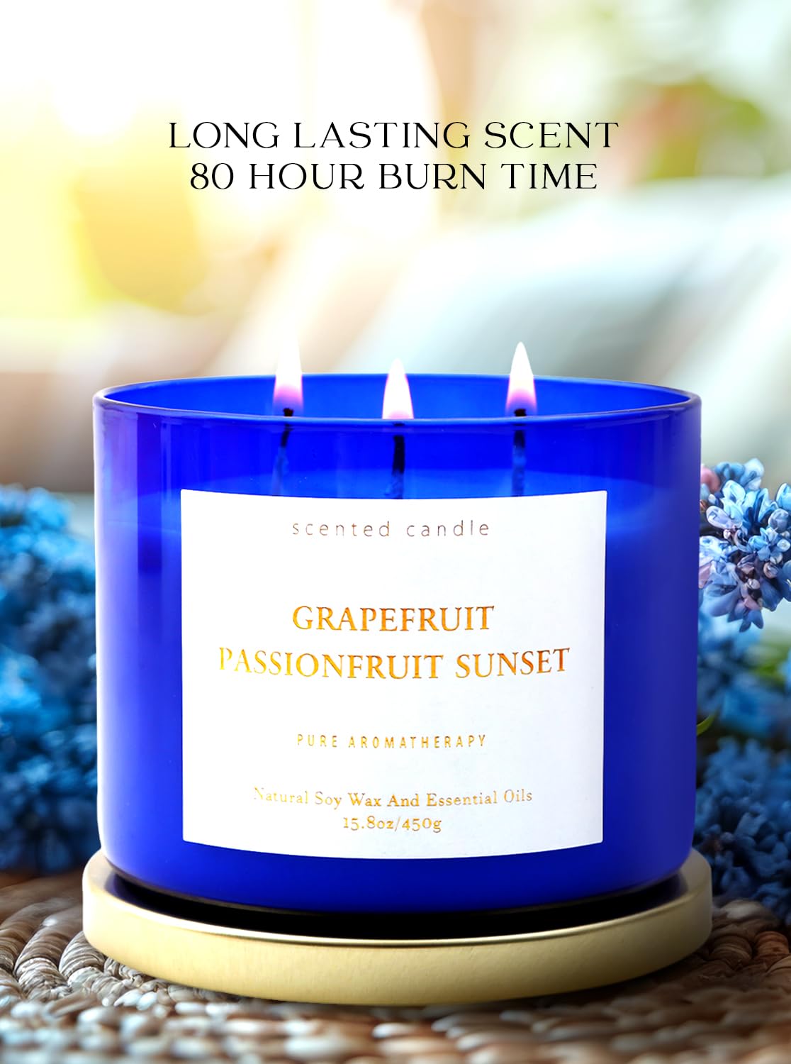 Fragrance notes representing tropical fruits and florals