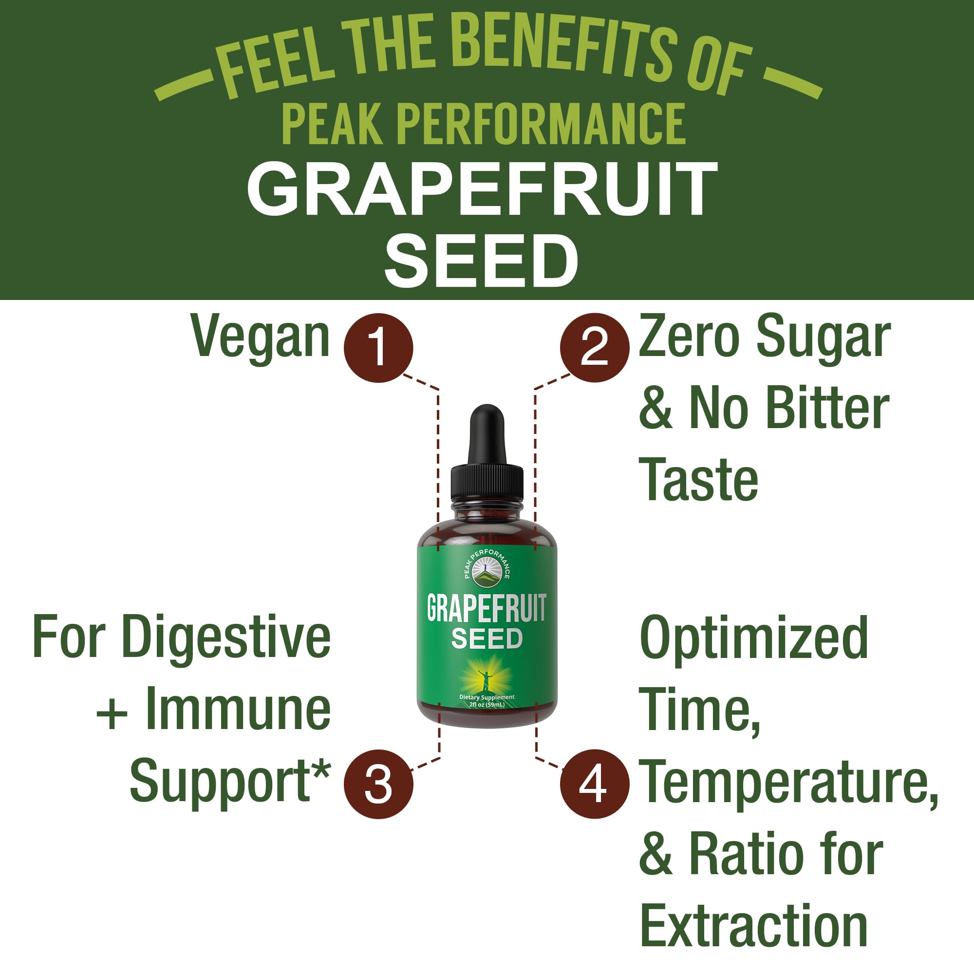 Label highlighting vegan, gluten-free, zero sugar attributes
