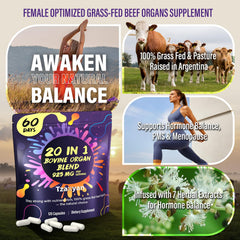 Grass-fed beef liver capsules