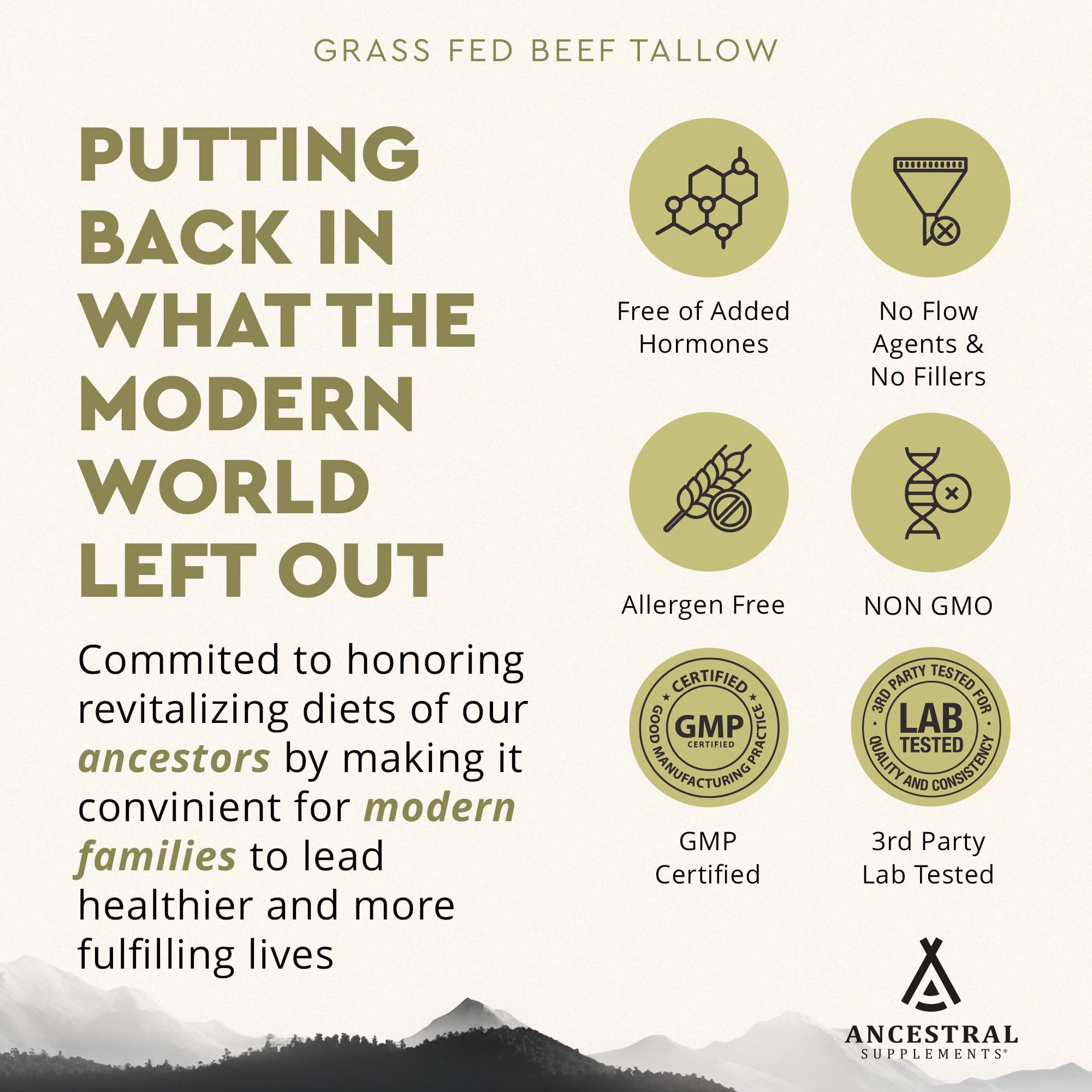 Pasture-raised grass-fed cows imagery for beef tallow