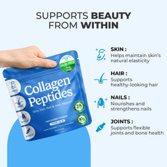 Unflavored collagen powder easy to mix