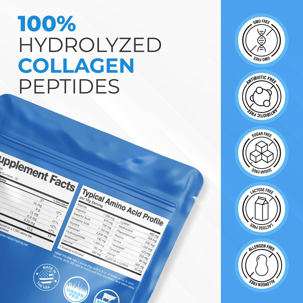 Joint and bone health with grass-fed collagen peptides