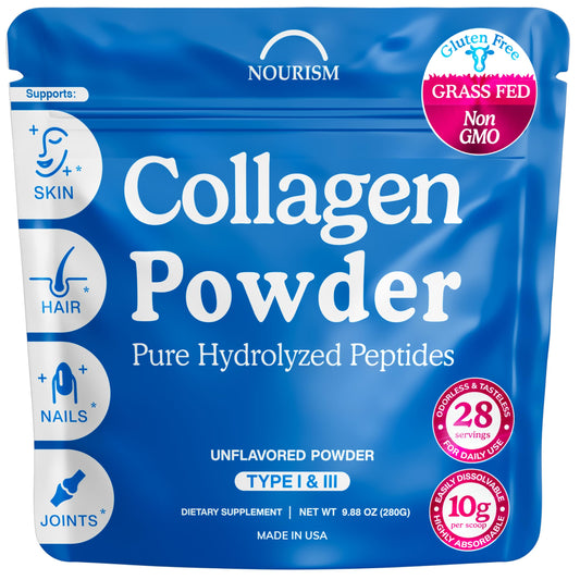Grass-Fed Collagen Peptides Powder Unflavored - 9.87 oz