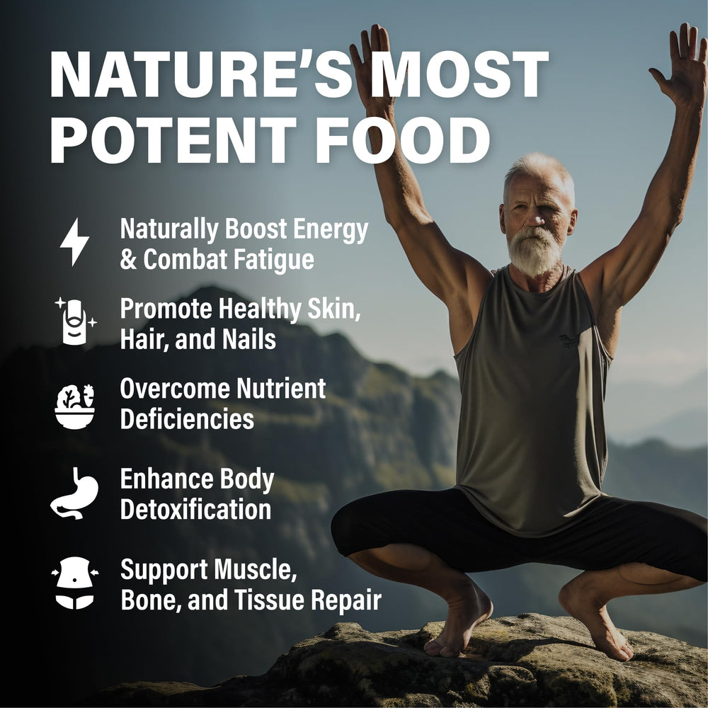 Front label of grass-fed, pasture-raised beef liver capsules