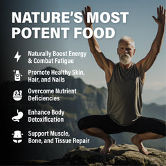 Front label of grass-fed, pasture-raised beef liver capsules