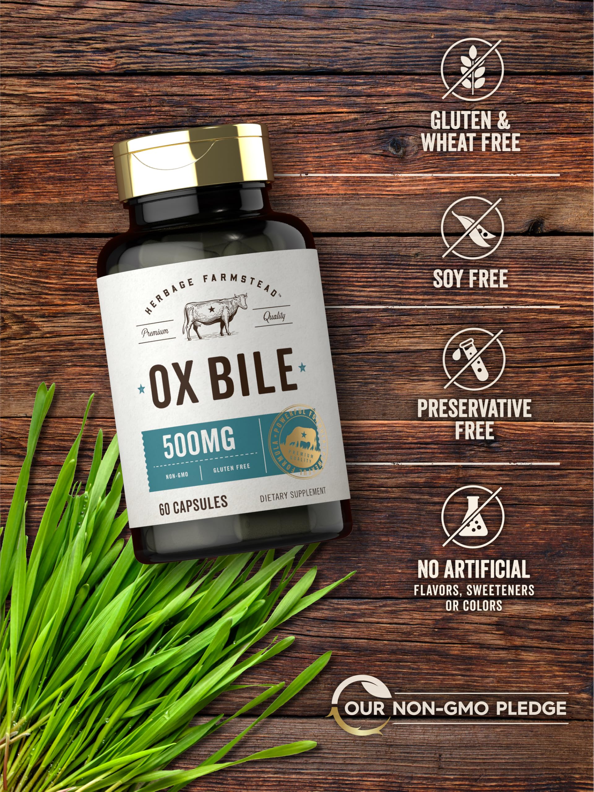 Grassfed carnivore-inspired ox bile supplement