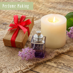 UV-protected glass bottle of Grassland Dew fragrance oil