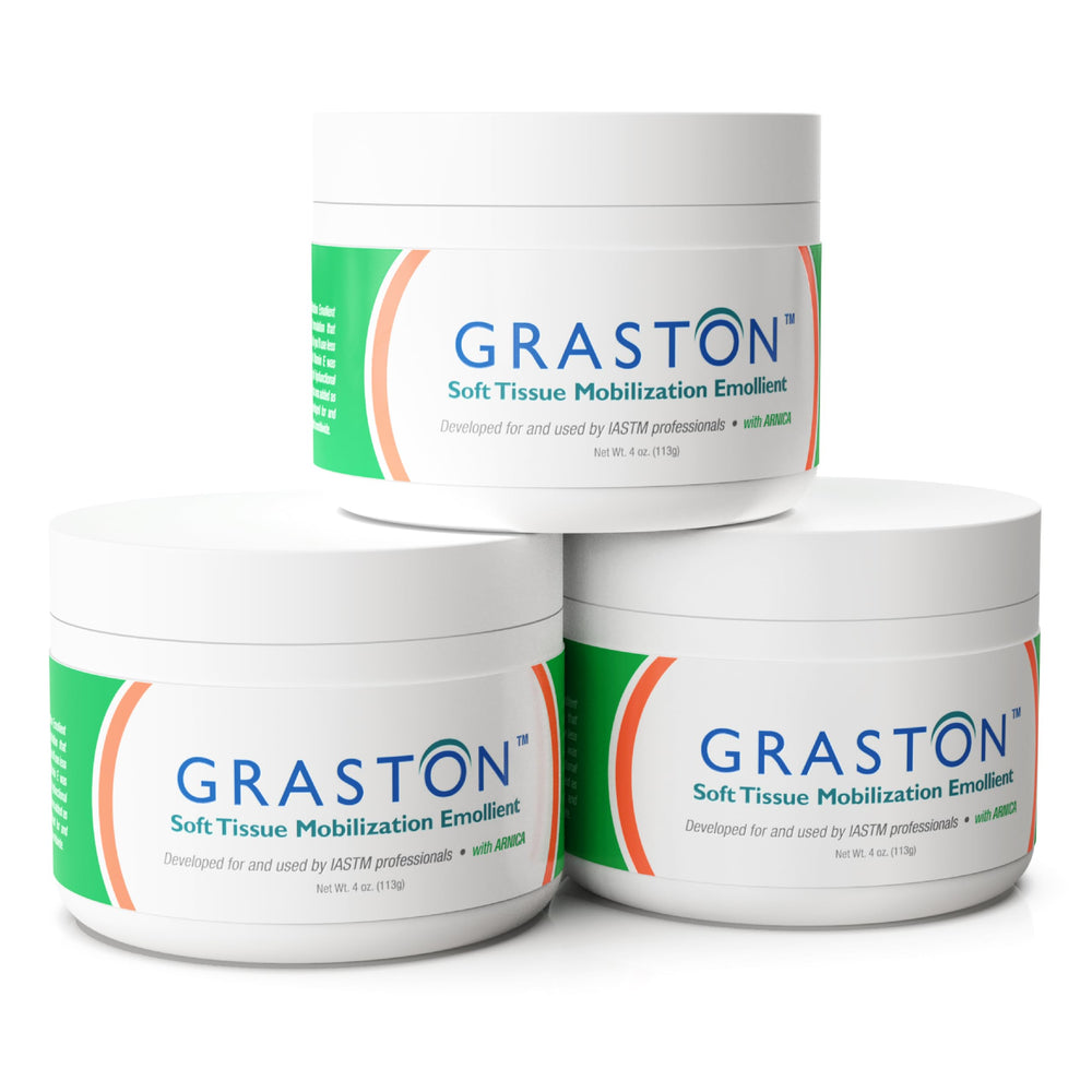 Graston Technique Arnica Soft Tissue Emollient 4oz jar for IASTM and massage