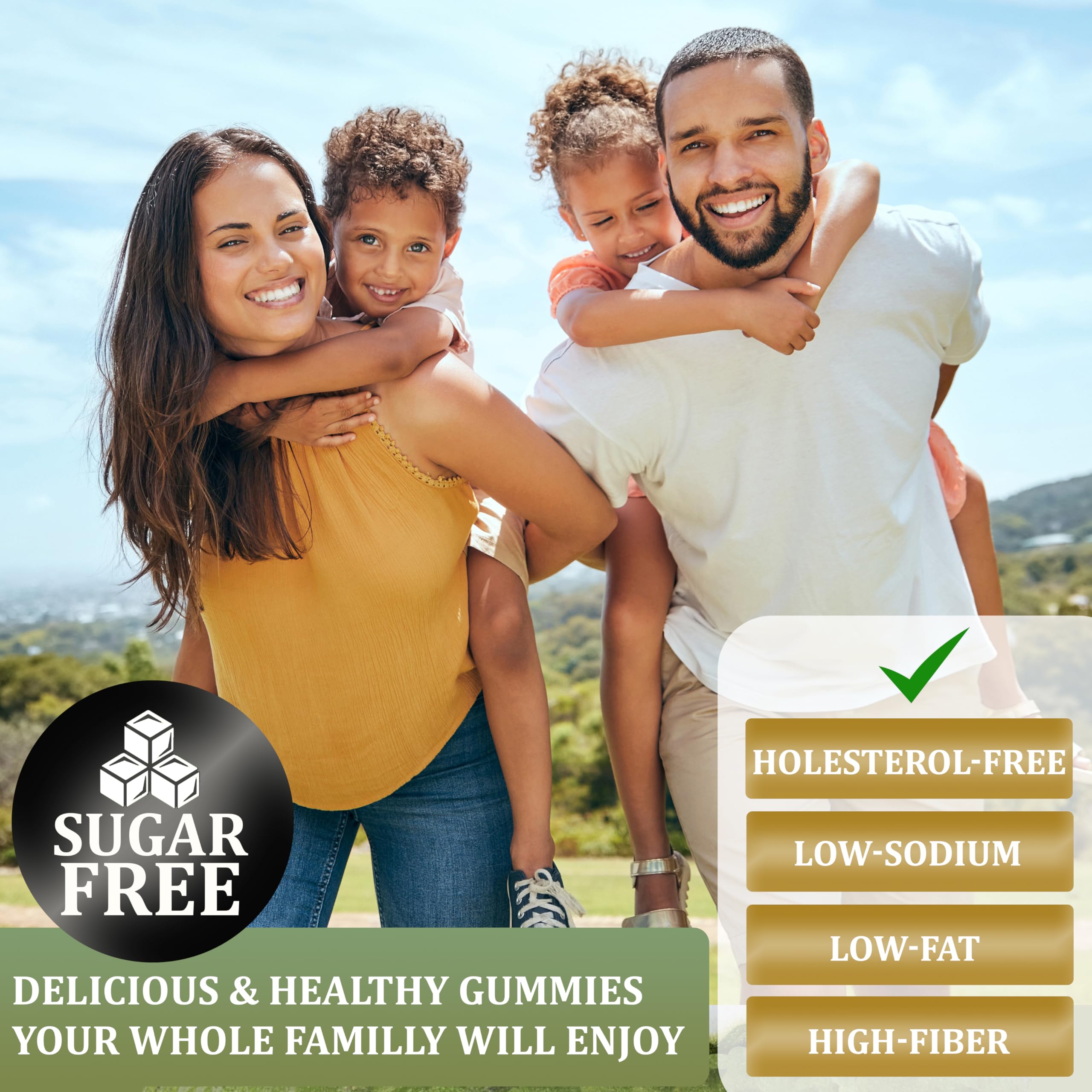 Sugar-free gluten-free non-GMO vegan graviola gummies