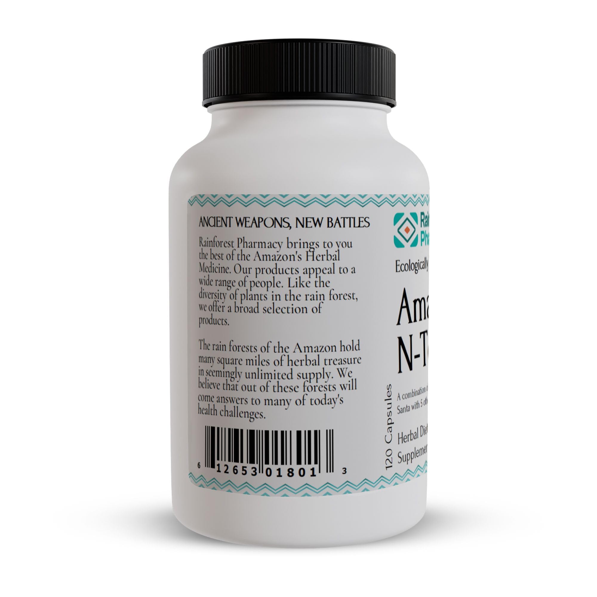Graviola capsules blended with seven rainforest plants