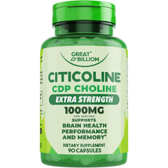 Great Billiom CDP Choline 1000mg bottle label