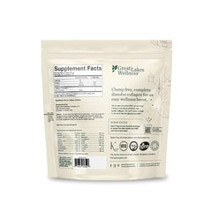 Great Lakes Wellness scoop measures 20 g servings for accurate dosing