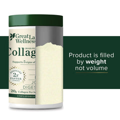 Label highlights 20 g collagen per serving and types I and III