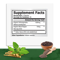 Vegan non-GMO gluten-free ashwagandha formula