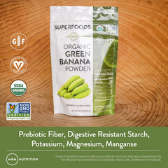 Unripe green bananas used for Green Banana Powder