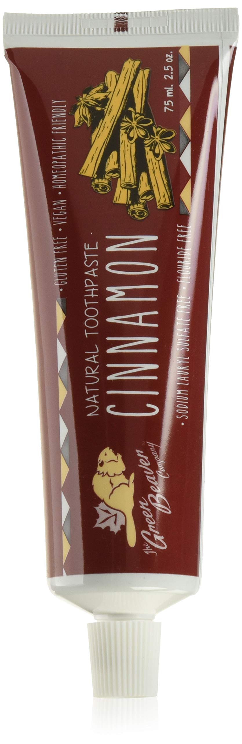 GREEN BEAVER Cinnamon Toothpaste 75 ml front view