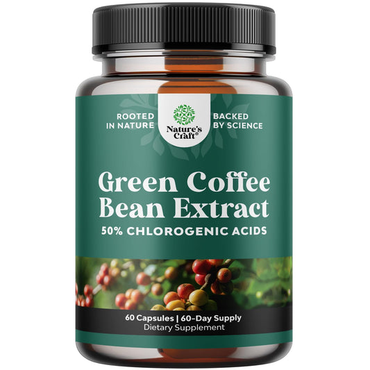 Capsules of Green Coffee Bean Extract for weight loss
