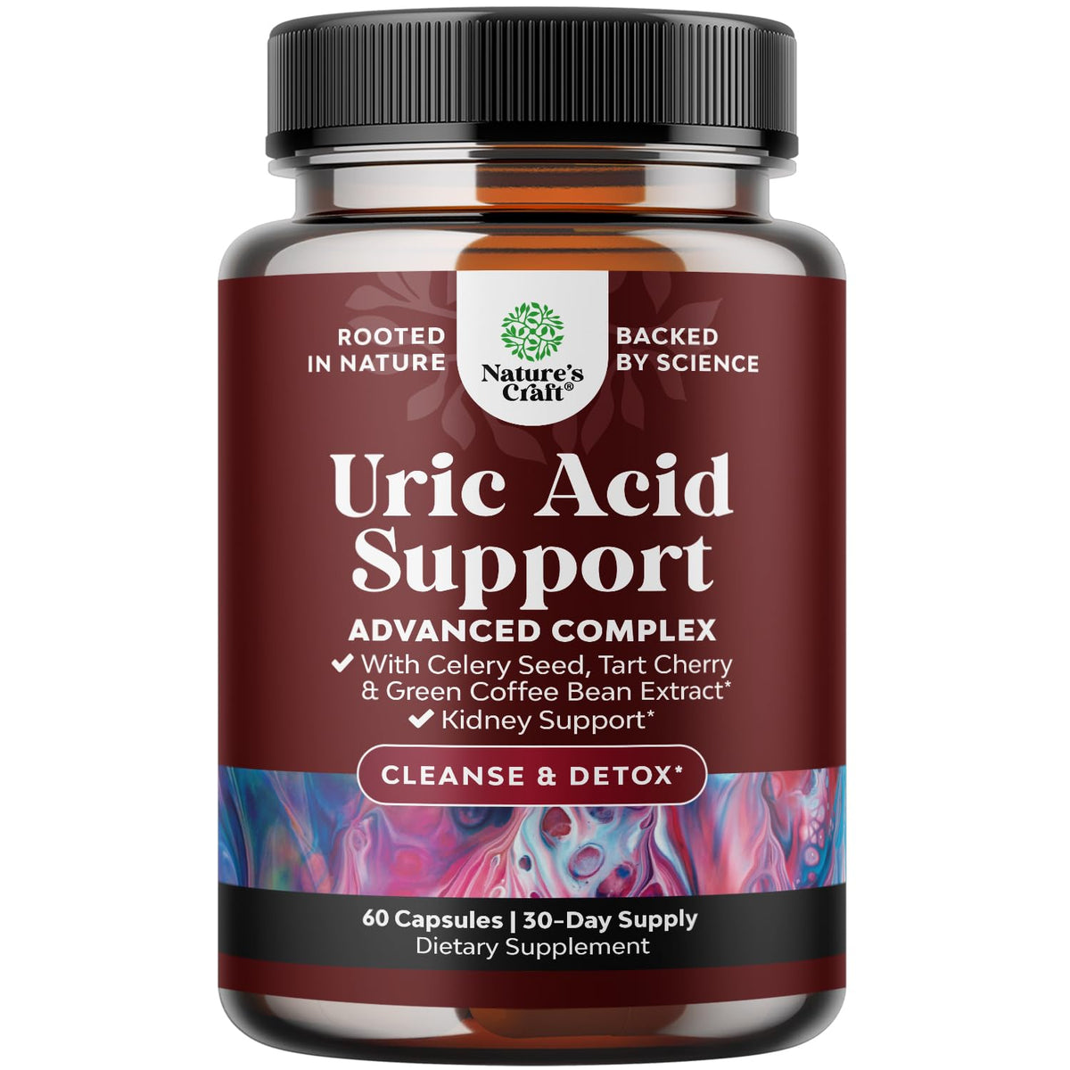 Green coffee bean extract uric acid detox bottle - image 01