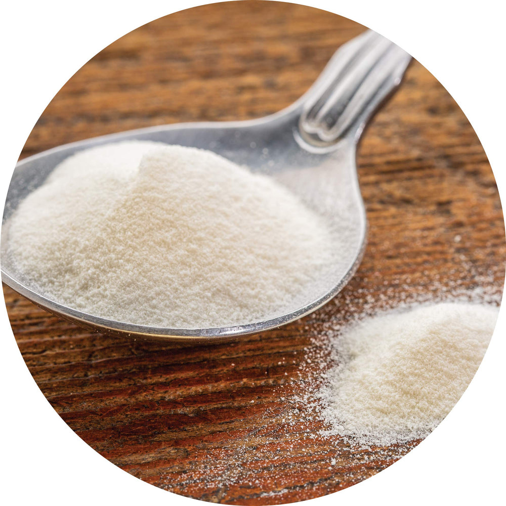 Brand logo and product packaging