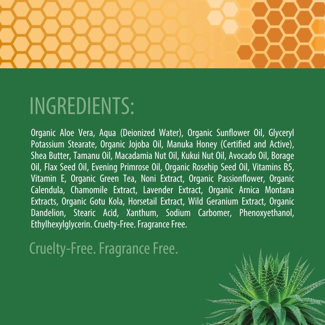 Green Leaf Naturals fragrance free cream application demonstrating gentle moisturizer for sensitive skin