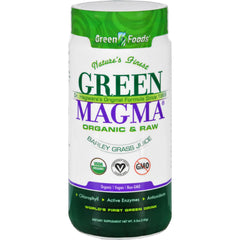 Green Foods Green Magma 5.3 oz bottle label