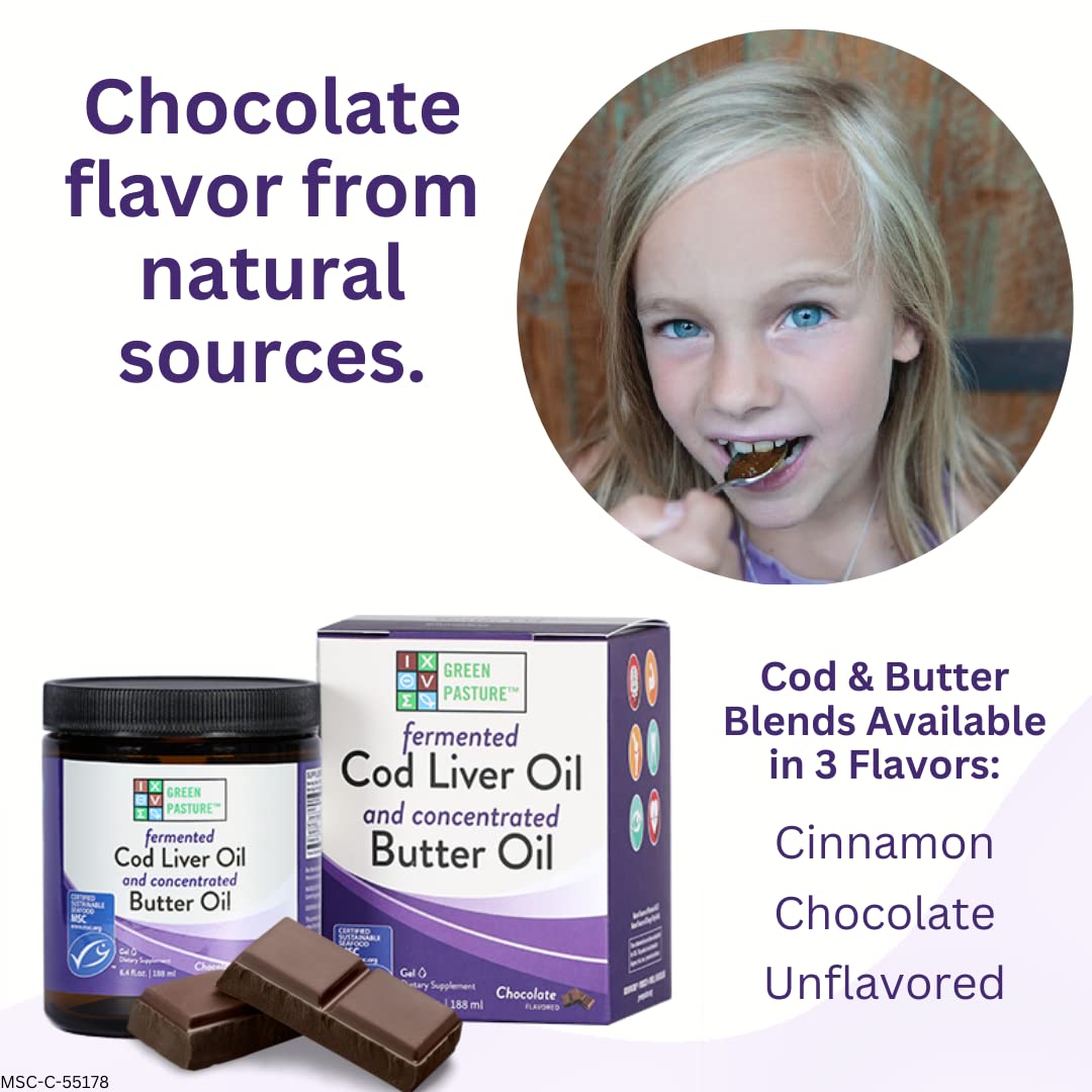 Green Pasture chocolate capsules for an easy daily supplement on the go