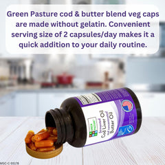 Green Pasture fermented cod liver oil butter blend gel scoop ready for use