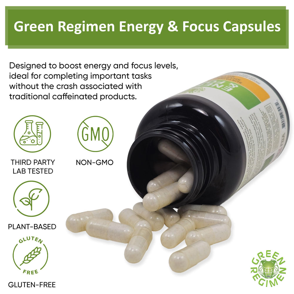 Capsules close-up showing vegan and gluten-free design