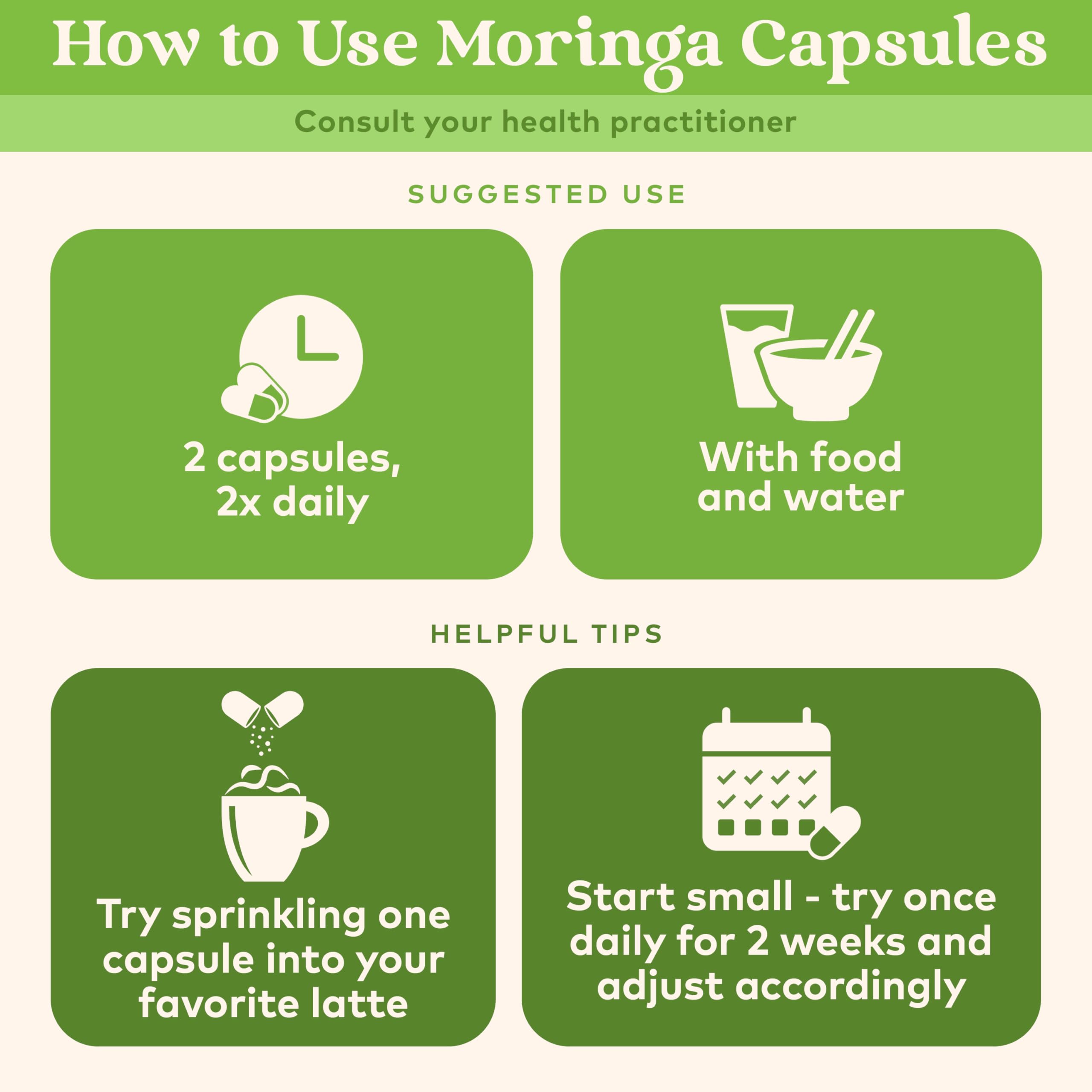 Green superfood daily wellness with moringa