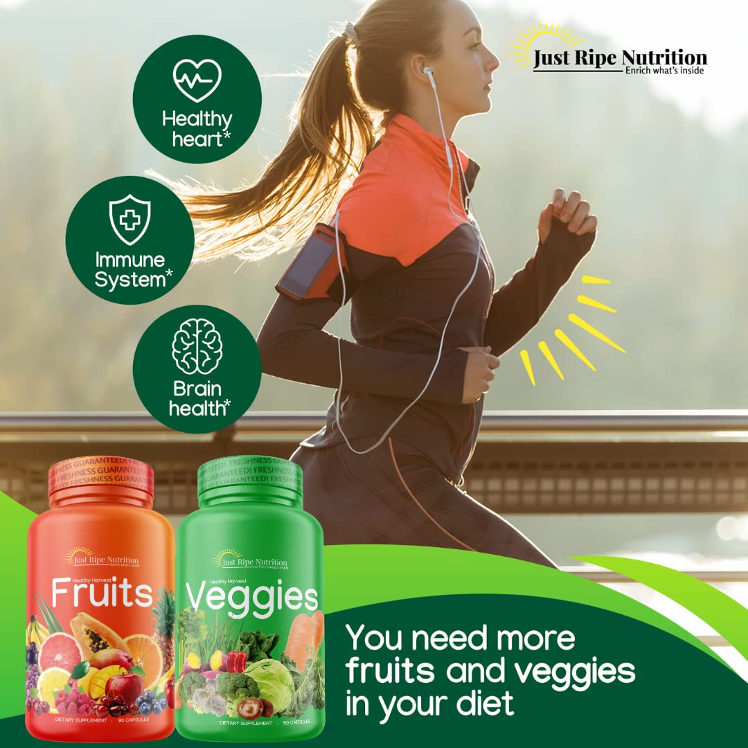 Green supplement bottle by Just Ripe Nutrition