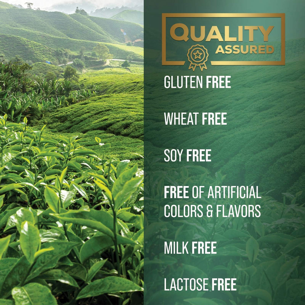Energy and heart health imagery featuring green tea extract