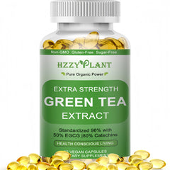 Bottle label for Green Tea Extract Softgels