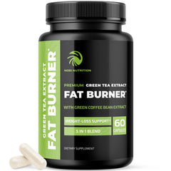 Bottle of Green Tea Weight Loss Pills for Men and Women