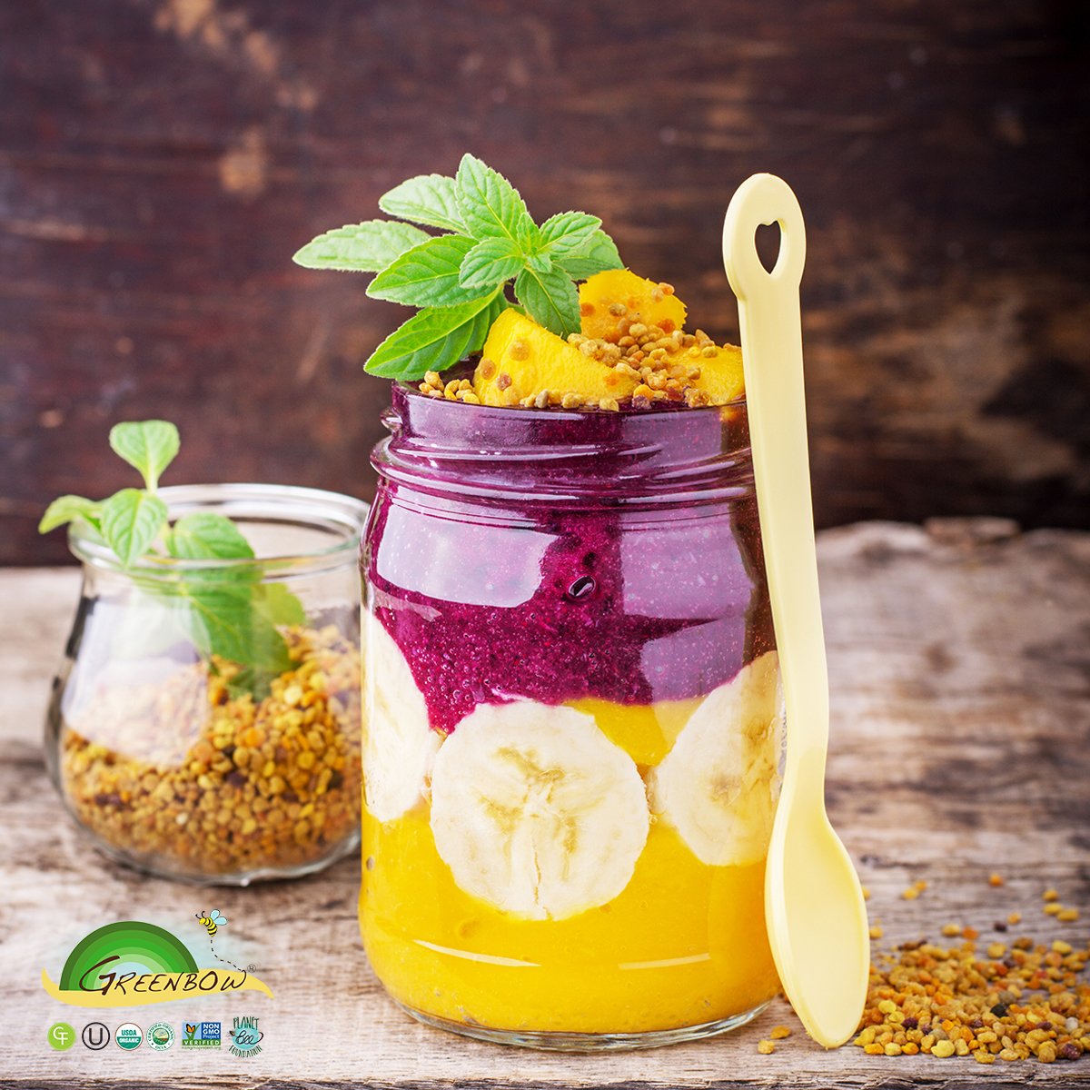 Serving ideas: breakfast with Greenbow Bee Pollen