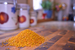 Serving suggestion: spoonful of bee pollen over cereal