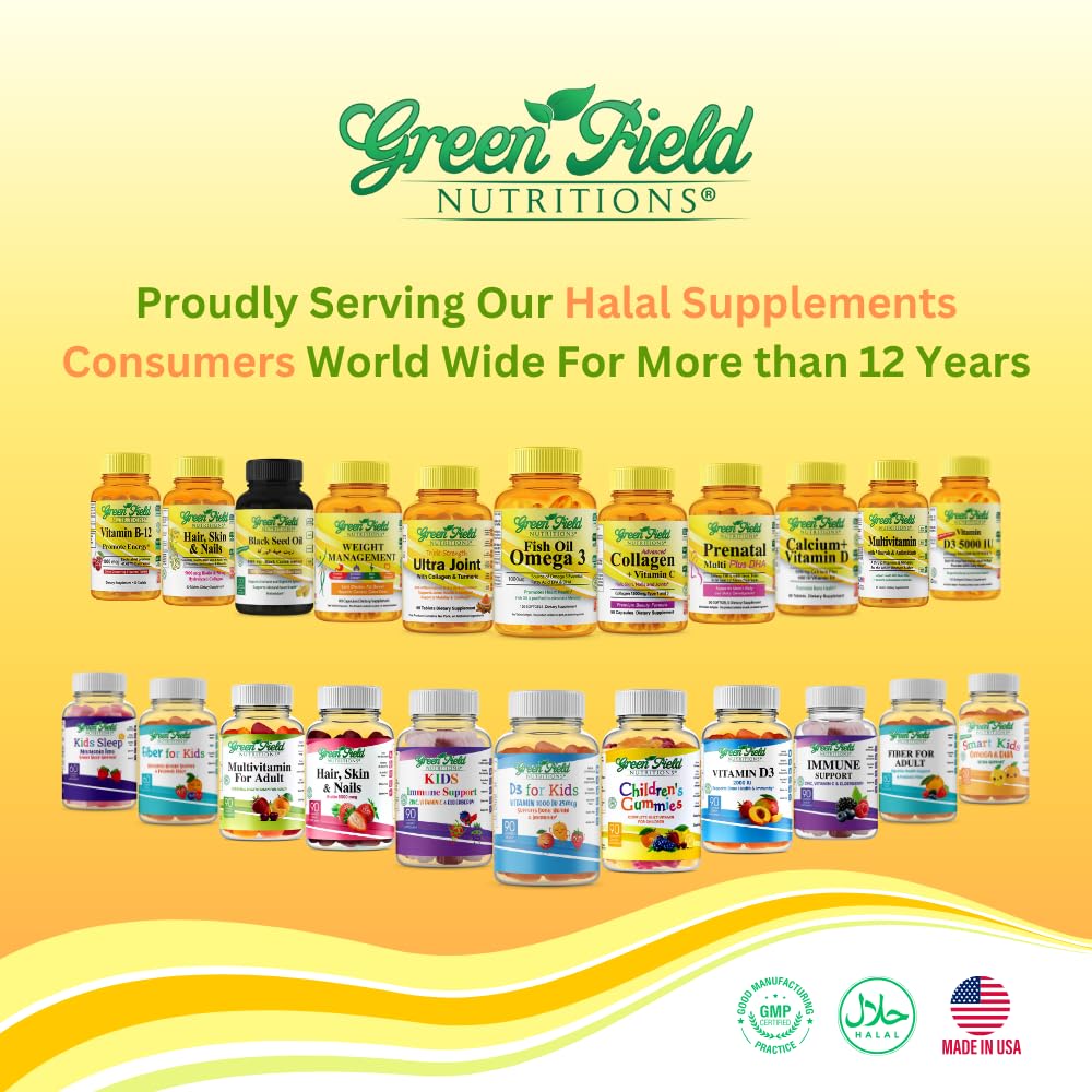 Made in USA quality control and Halal certified (ISA) with ISO testing