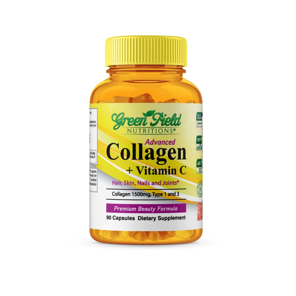 Greenfield Nutritions Halal Collagen Peptides 1500 mg bottle