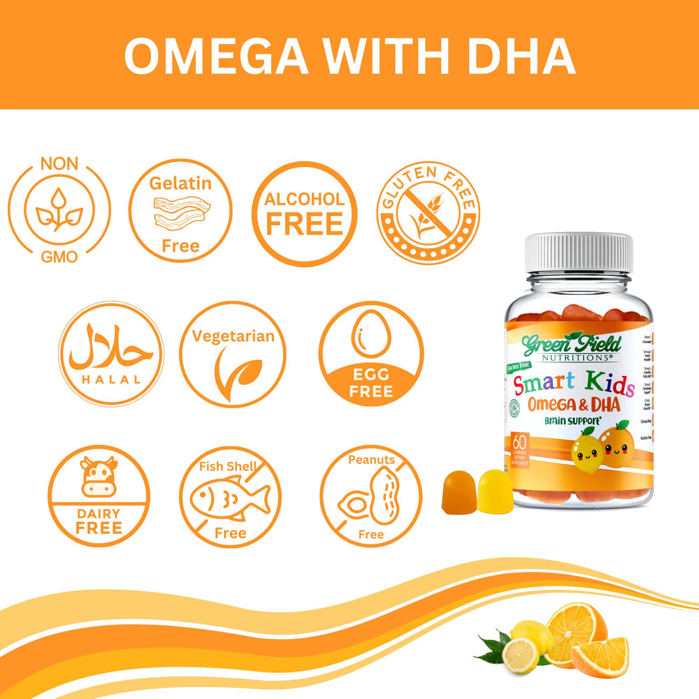 Gummies with orange and lemon flavors for kids