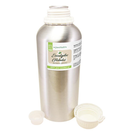 Aluminum bulk bottle for GreenHealth Eucalyptus Oil