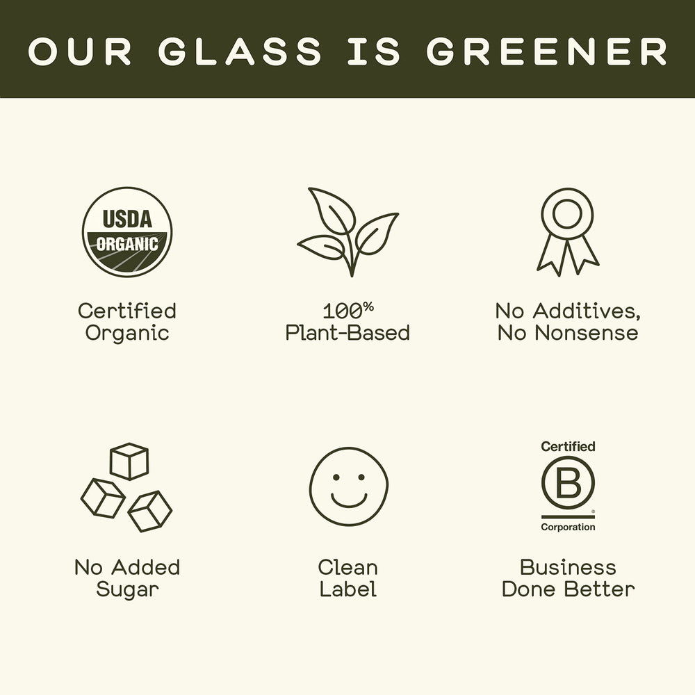 Vegan & gluten-free label on product packaging