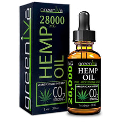 Close-up of hemp oil ingredients and dropper
