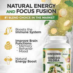 GreeNatr Ginko Biloba Panax Ginseng three-bottle pack for ongoing use.